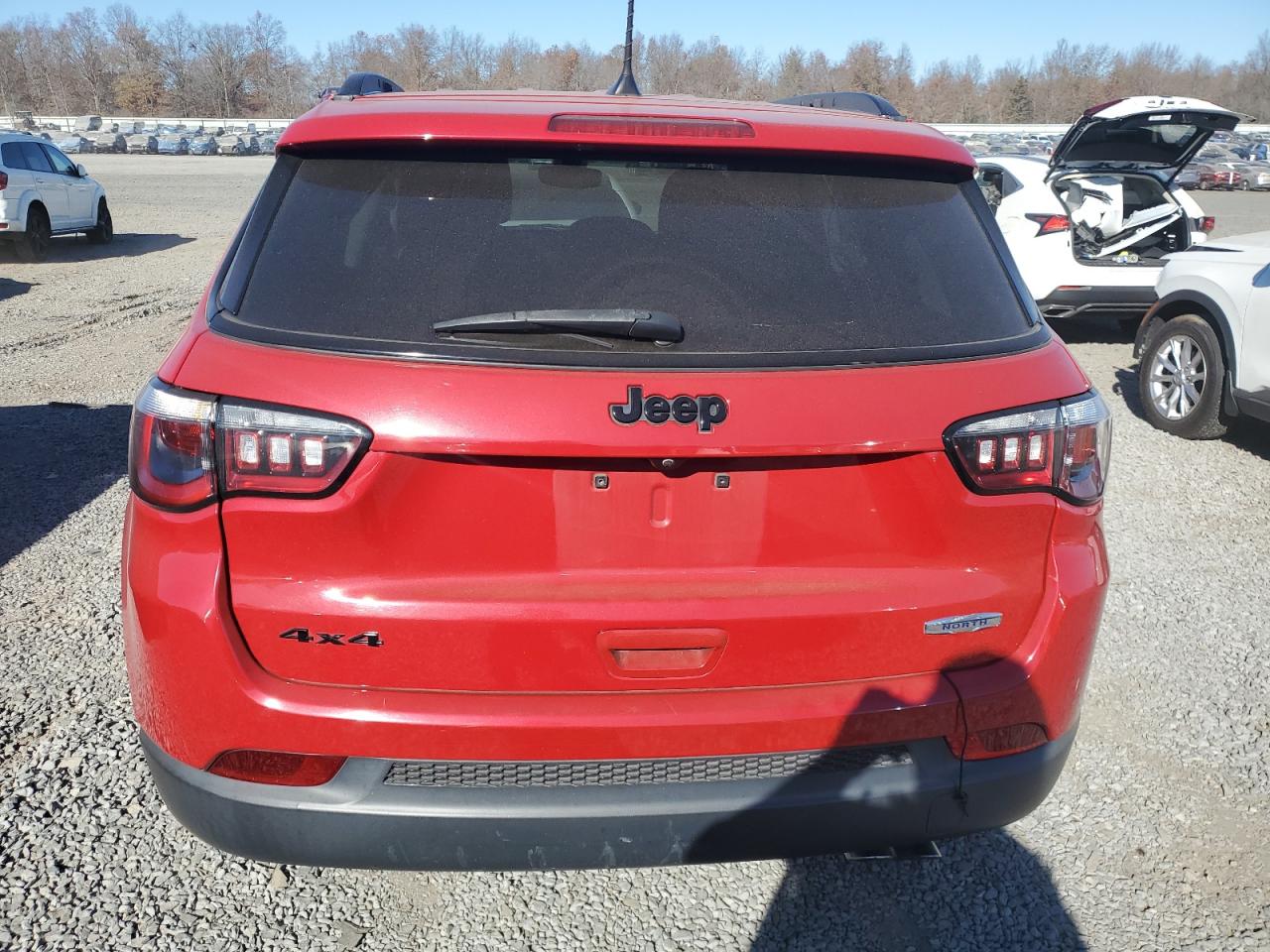 2020 Jeep Compass VIN 3C4NJDAB4LT174543 Copart auction photo, front end damage thumbnail 6