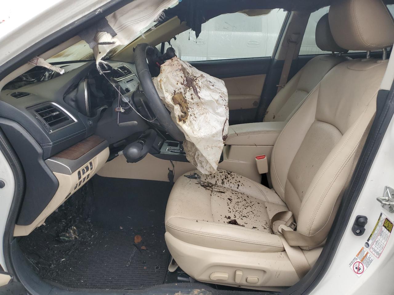 2019 Subaru Outback VIN 4S4BSANCXK3253660 Copart auction photo, burn - engine / burn - interior damage thumbnail 7