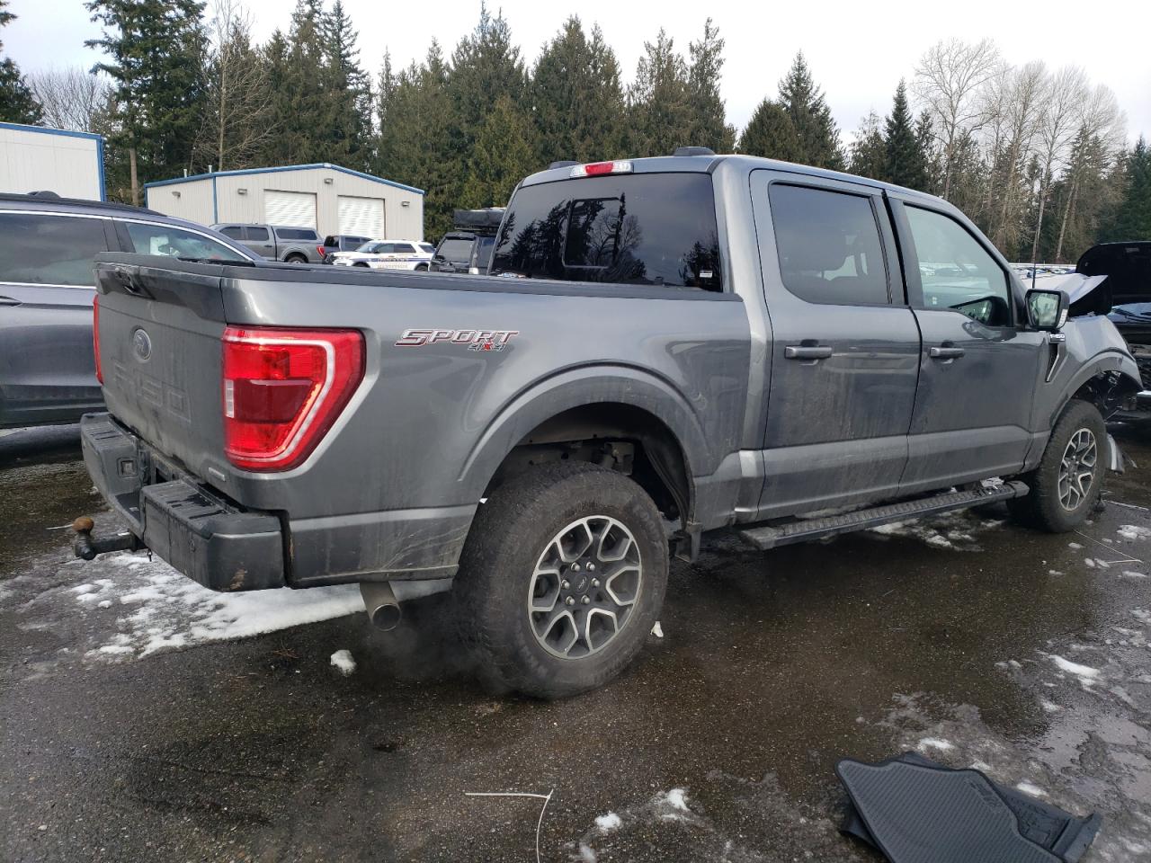 2023 Ford F-150 VIN 1FTFW1E87PFC69679 Copart auction photo, front end damage thumbnail 3