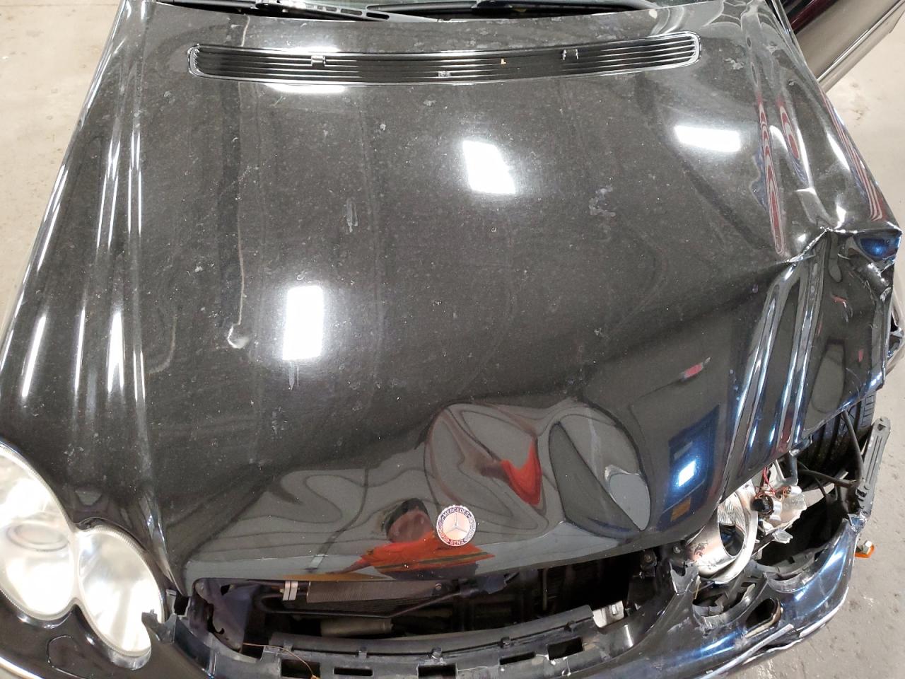2008 Mercedes-Benz CLK-klasse VIN WDBTJ56H28F238749 Copart auction photo, front end damage thumbnail 11