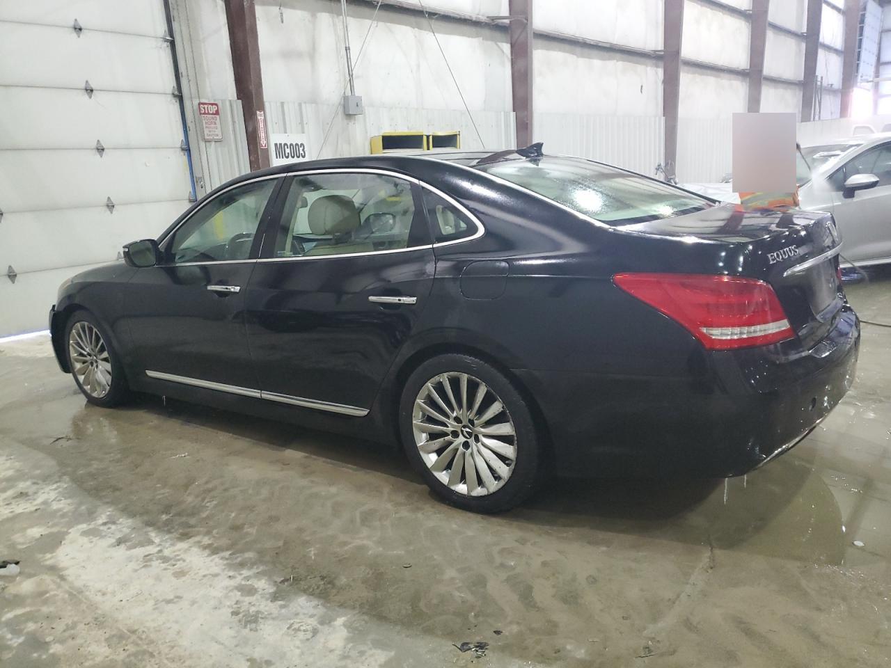 2014 Hyundai Equus VIN KMHGH4JH1EU074140 Copart auction photo, vandalism damage thumbnail 2