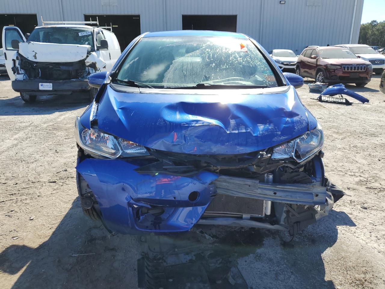 2016 Honda Fit VIN JHMGK5H5XGX040804 Copart auction photo, front end damage thumbnail 5