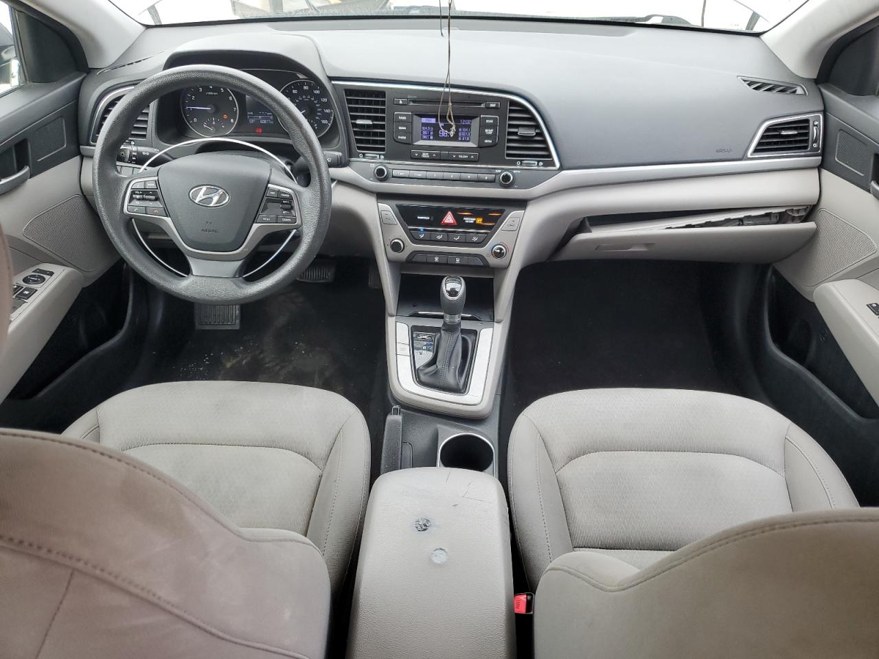 2018 Hyundai Elantra VIN KMHD74LF5JU553804 Copart auction photo, rear end / side damage thumbnail 8