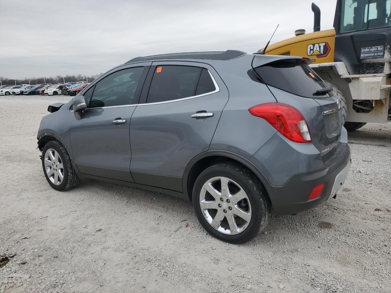 2014 Buick Encore VIN KL4CJCSB2EB588497 Copart auction photo, front end / rear end damage thumbnail 2