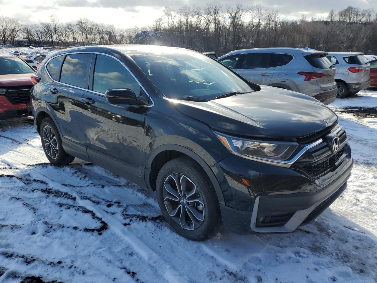 2022 Honda CR-V VIN 7FARW2H56NE034765 Copart auction photo, rear end / side damage thumbnail 4