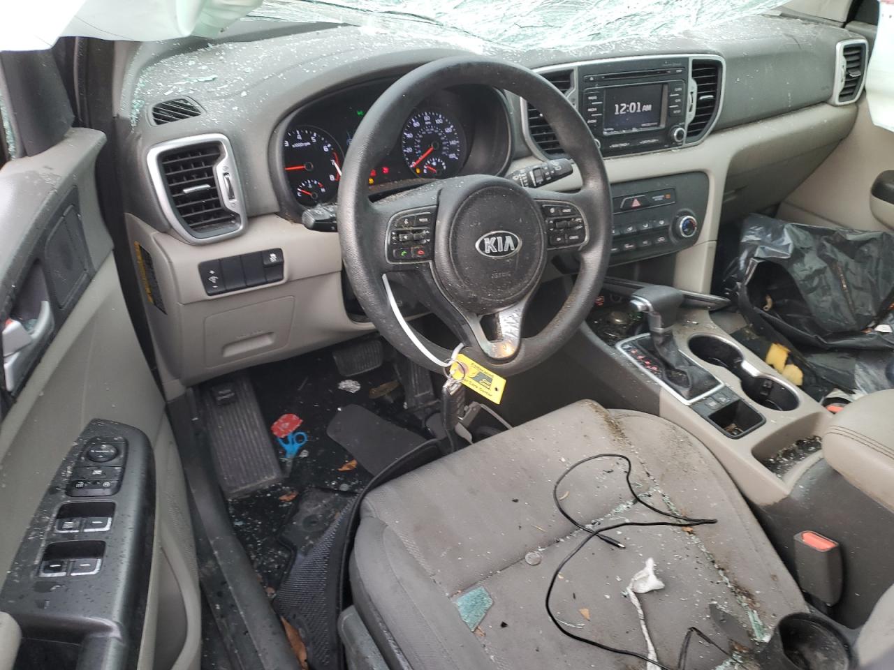2017 KIA Sportage VIN KNDPM3AC0H7233294 Copart auction photo, rollover damage thumbnail 8