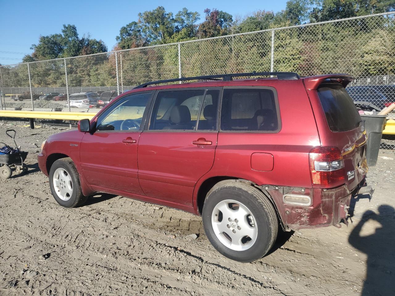 2006 Toyota Highlander VIN JTEEP21A860155744 Copart auction photo, rear end damage thumbnail 2
