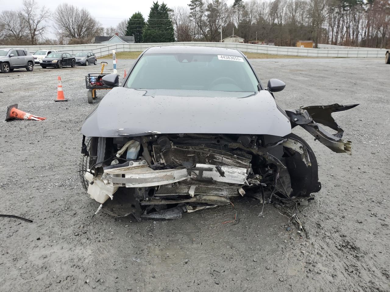 2018 Honda Accord VIN 1HGCV1F40JA132218 Copart auction photo, front end / side damage thumbnail 5
