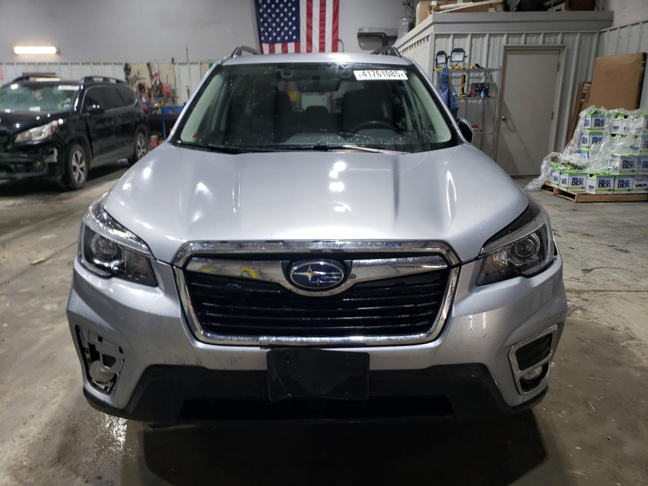 2019 Subaru Forester VIN JF2SKAUC1KH579292 Copart auction photo, front end / side damage thumbnail 5