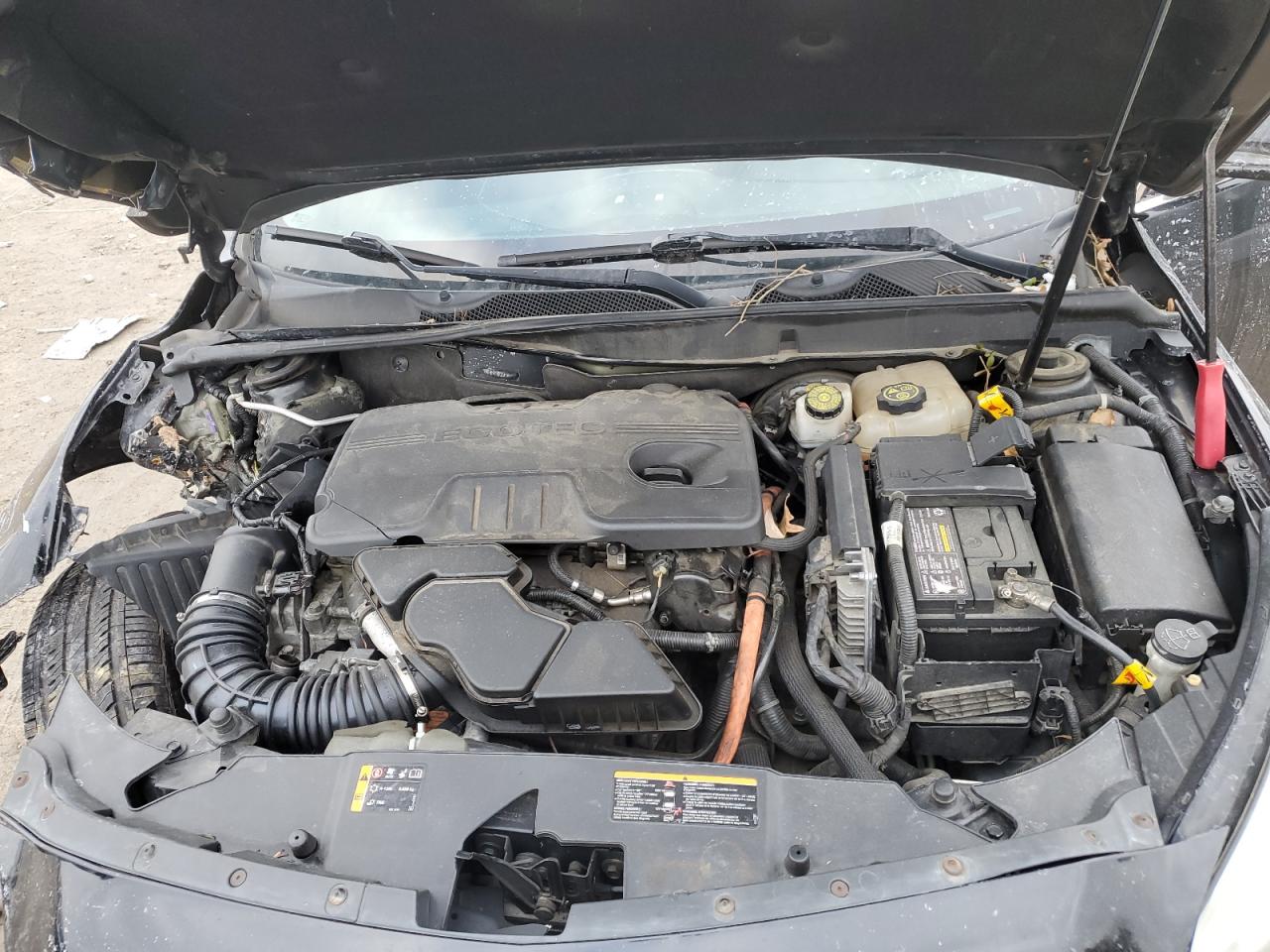 2013 Chevrolet Malibu VIN 1G11D5RR1DF104709 Copart auction photo, front end / undercarriage damage thumbnail 12