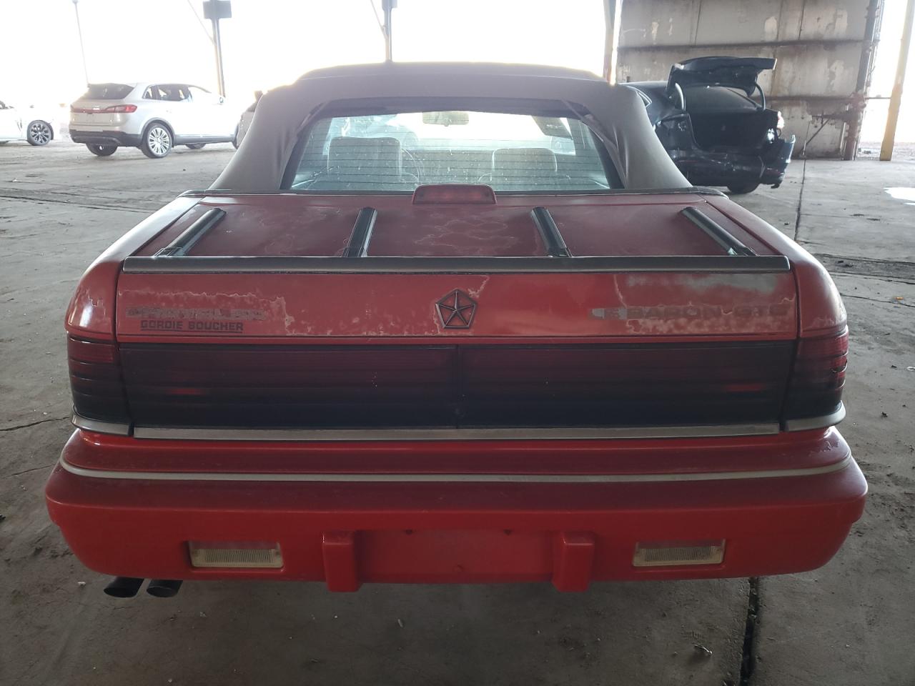 1990 Chrysler Le Baron VIN 1C3XJ45J9LG405682 Copart auction photo, mechanical / minor dent/scratches damage thumbnail 6