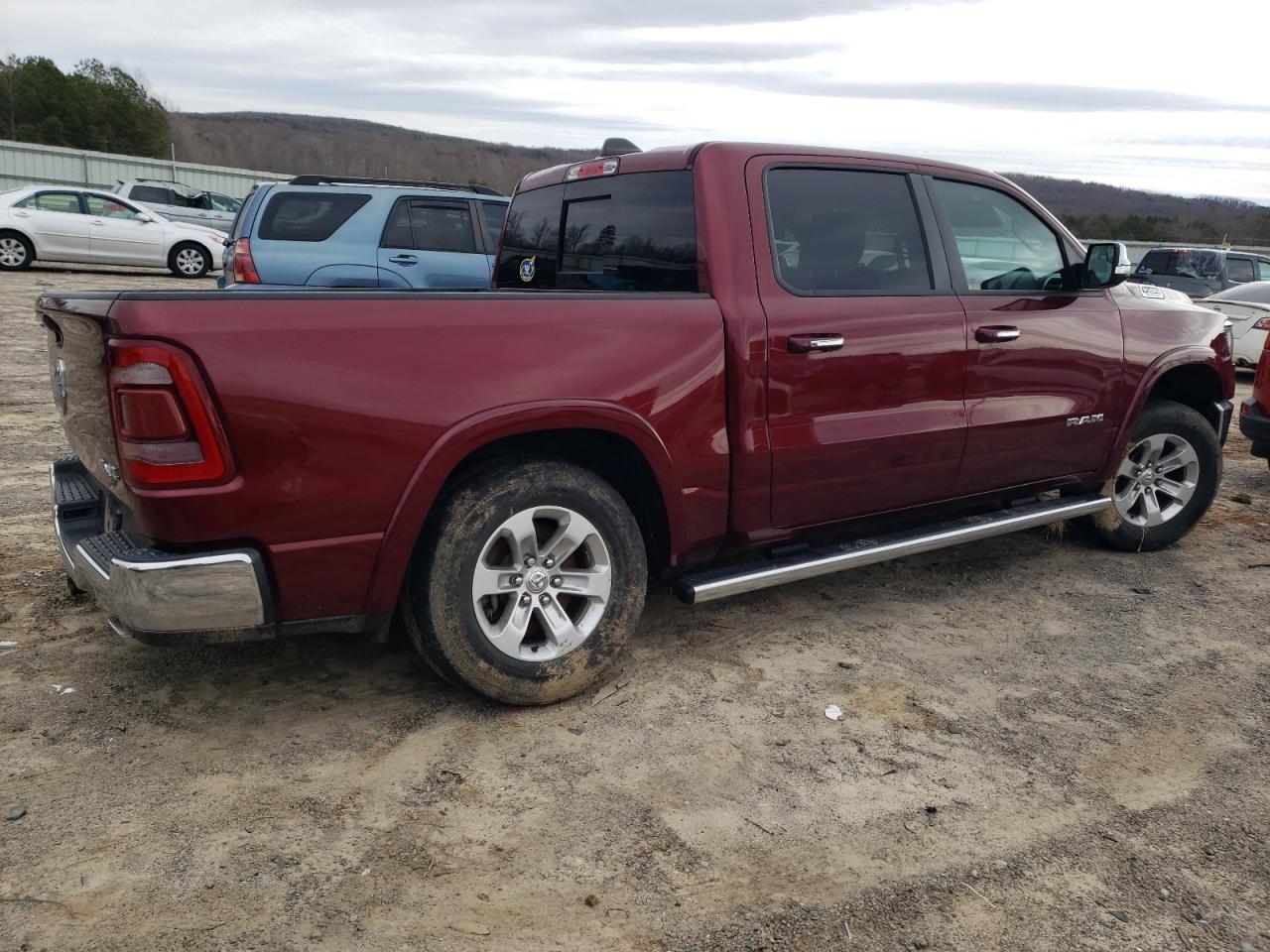 2020 RAM 1500 VIN 1C6SRFJT9LN309183 Copart auction photo, side / undercarriage damage thumbnail 3