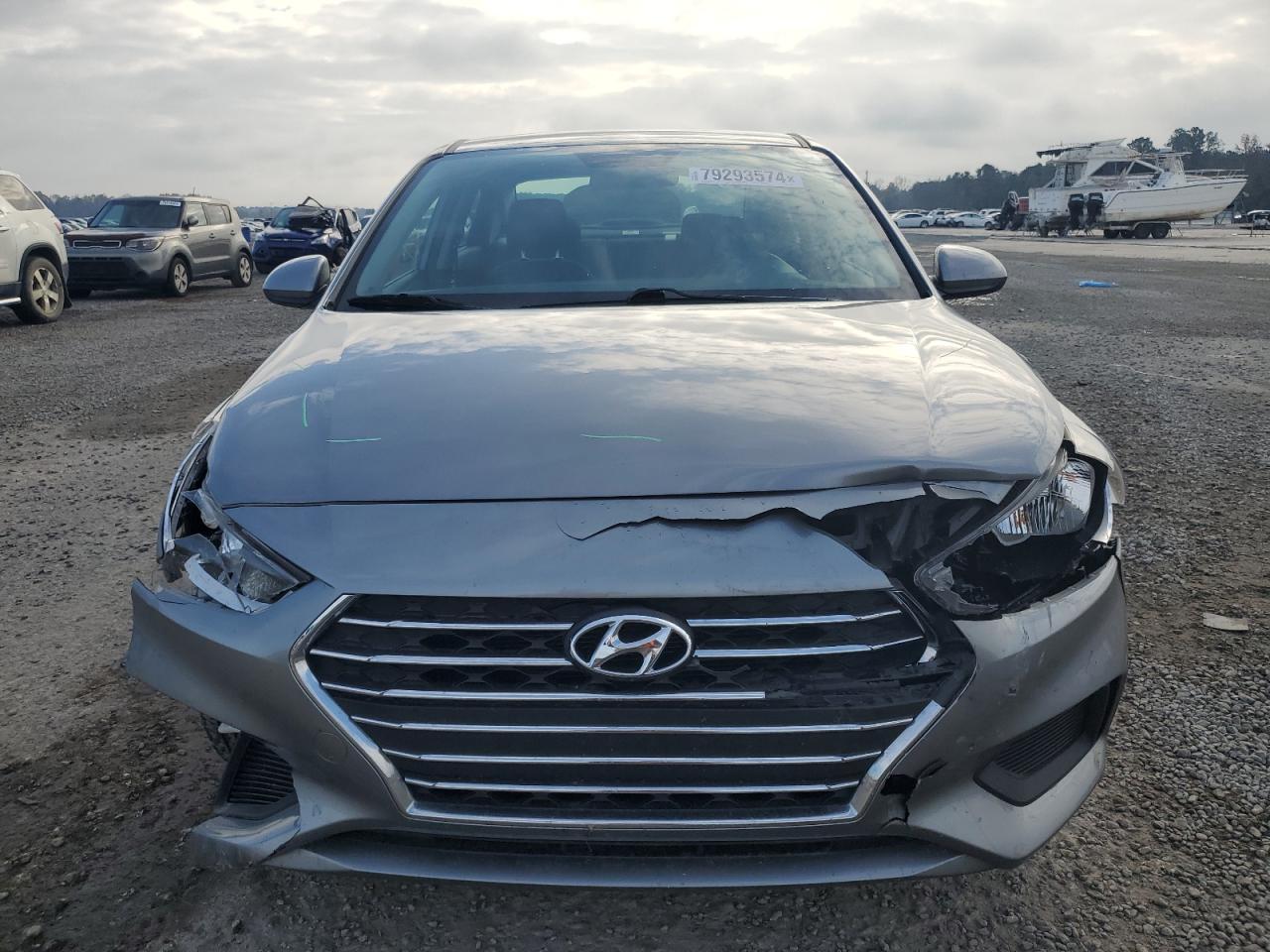 2021 Hyundai Accent VIN 3KPC24A69ME149926 Copart auction photo, front end damage thumbnail 5