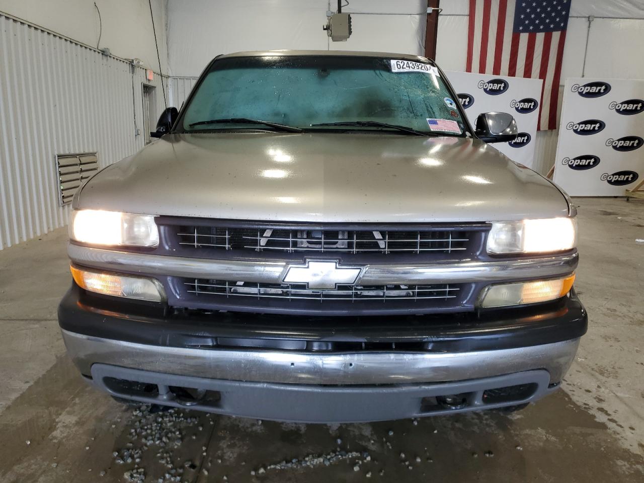 2002 Chevrolet Silverado VIN 1GCEK19T22E187587 Copart auction photo, side / rear end damage thumbnail 5