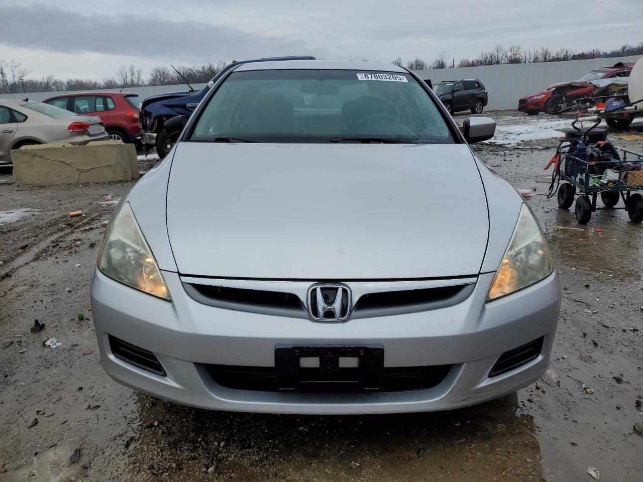 2006 Honda Accord VIN 1HGCM563X6A148743 Copart auction photo, side / rear end damage thumbnail 5