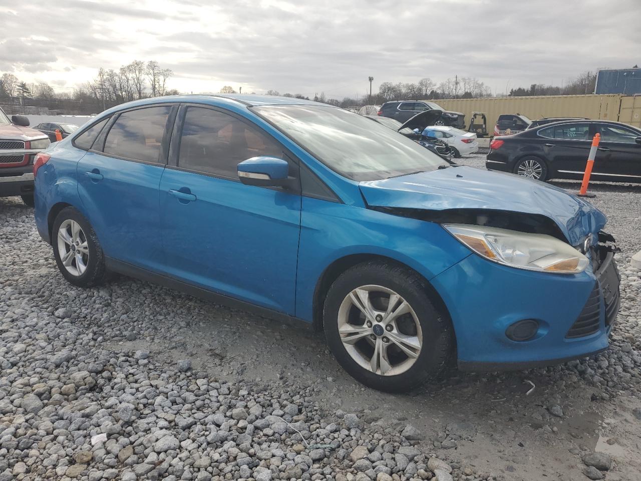 2014 Ford Focus VIN 1FADP3F23EL181887 Copart auction photo, front end damage thumbnail 4