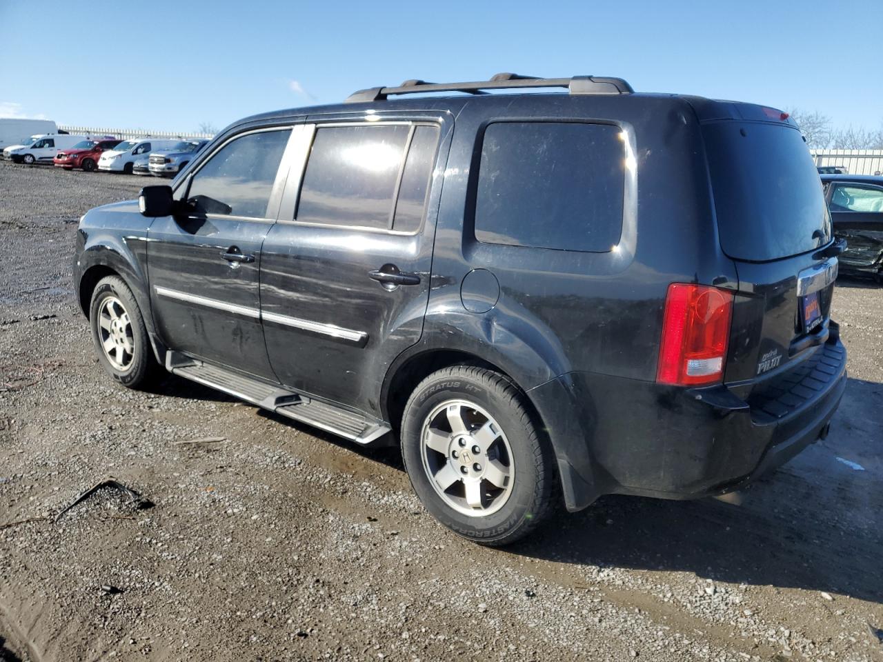 2011 Honda Pilot VIN 5FNYF4H96BB009690 Copart auction photo, top/roof / rear end damage thumbnail 2