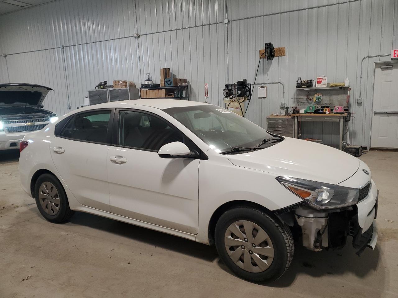 2018 KIA Rio VIN 3KPA24ABXJE103294 Copart auction photo, front end damage thumbnail 4