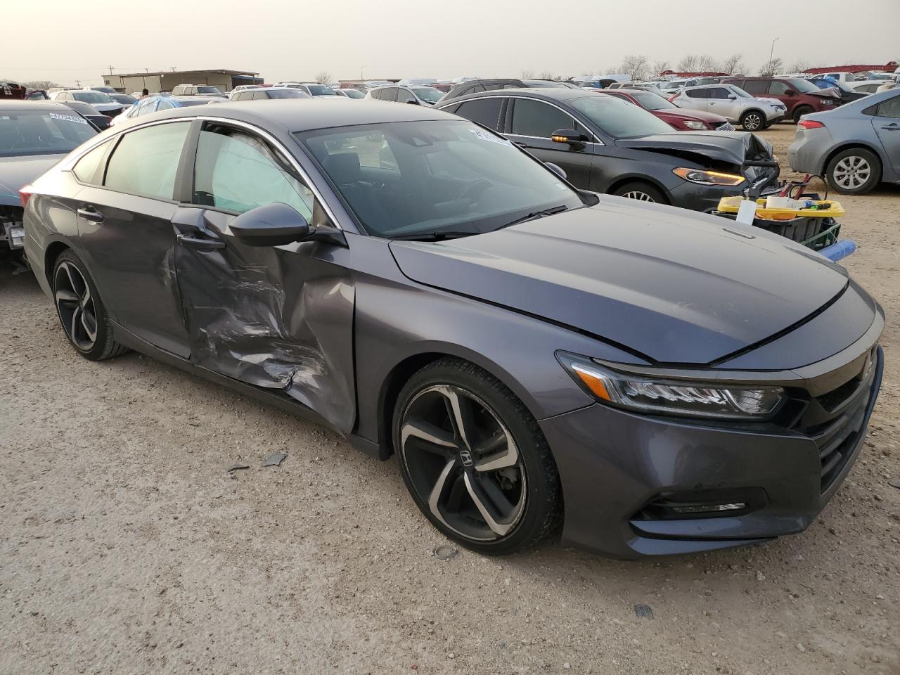 2019 Honda Accord VIN 1HGCV1F3XKA162884 Copart auction photo, side / minor dent/scratches damage thumbnail 4