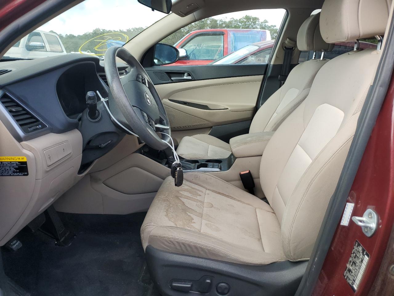 2016 Hyundai Tucson VIN KM8J33A48GU157501 Copart auction photo, minor dent/scratches damage thumbnail 7