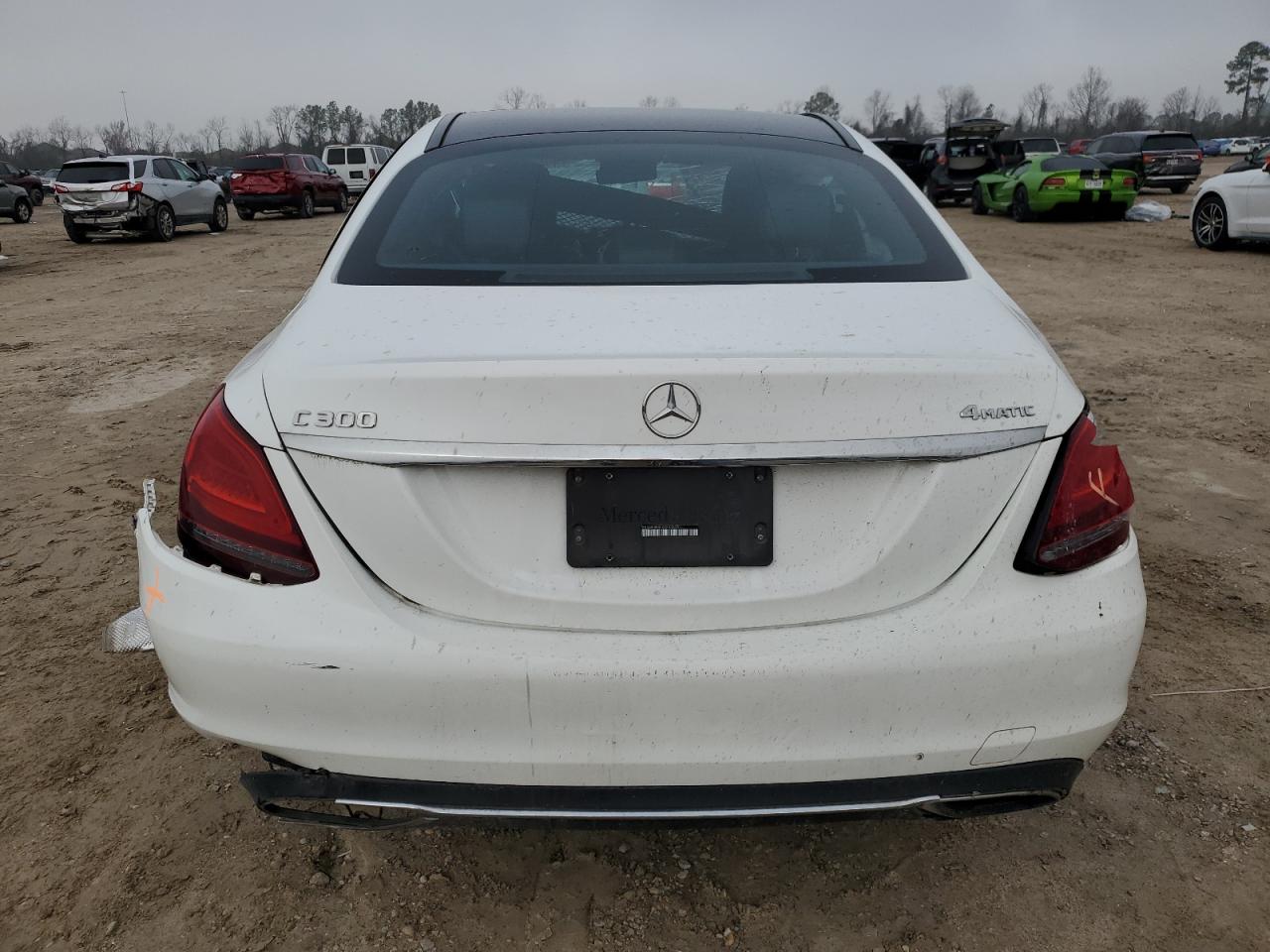 2019 Mercedes-Benz C-klasse VIN 55SWF8EB5KU293835 Copart auction photo, frame damage / all over damage thumbnail 6