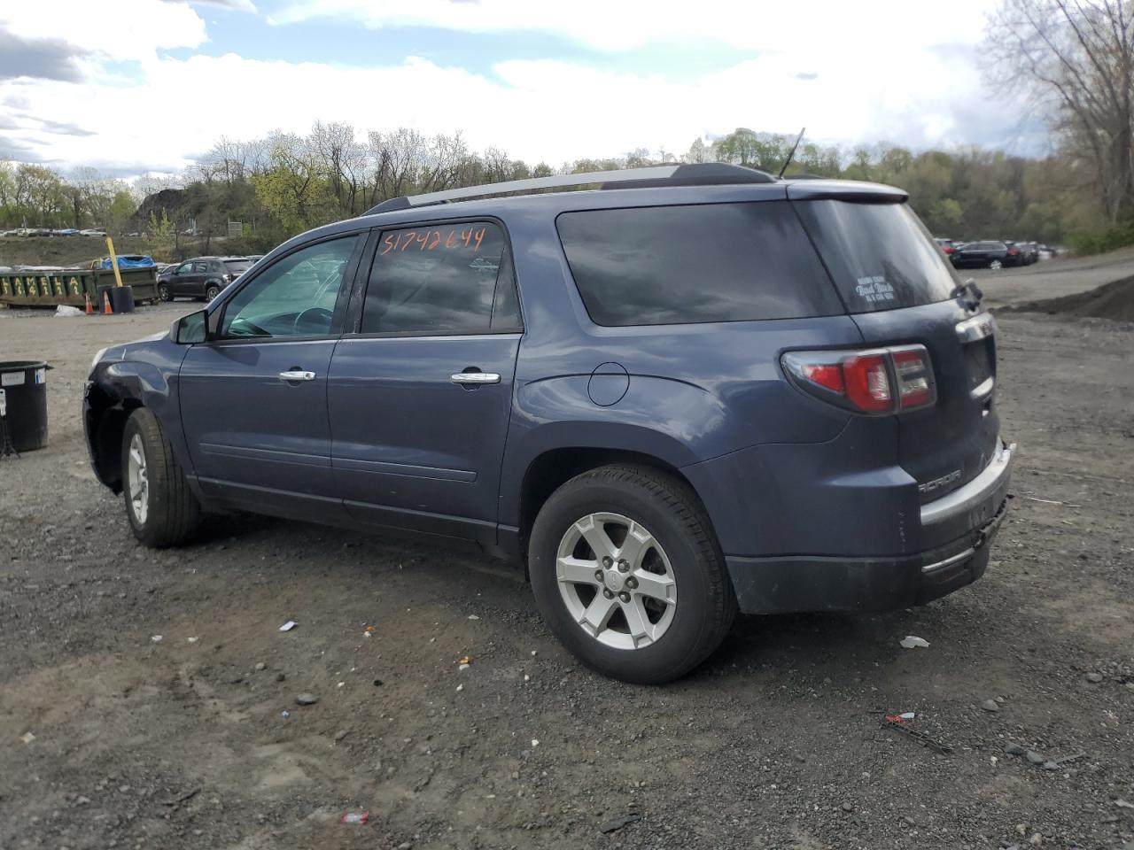 2014 GMC Acadia VIN 1GKKVNED2EJ176752 Copart auction photo, all over damage thumbnail 2