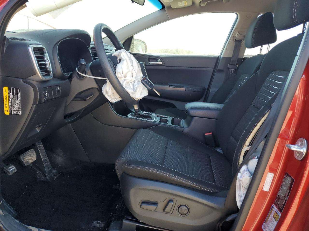 2017 KIA Sportage VIN KNDPMCAC8H7287166 Copart auction photo, front end / side damage thumbnail 7