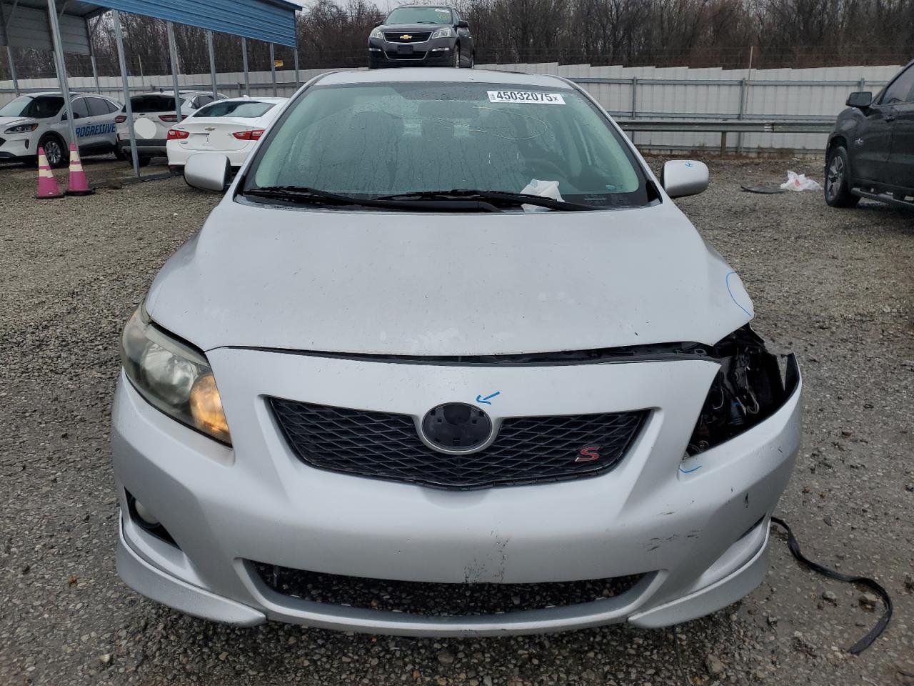 2010 Toyota Corolla VIN 2T1BU4EEXAC325111 Copart auction photo, front end damage thumbnail 5