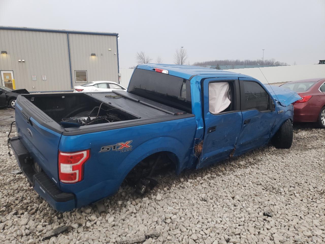 2019 Ford F-150 VIN 1FTEW1EP8KFB78318 Copart auction photo, rollover damage thumbnail 3