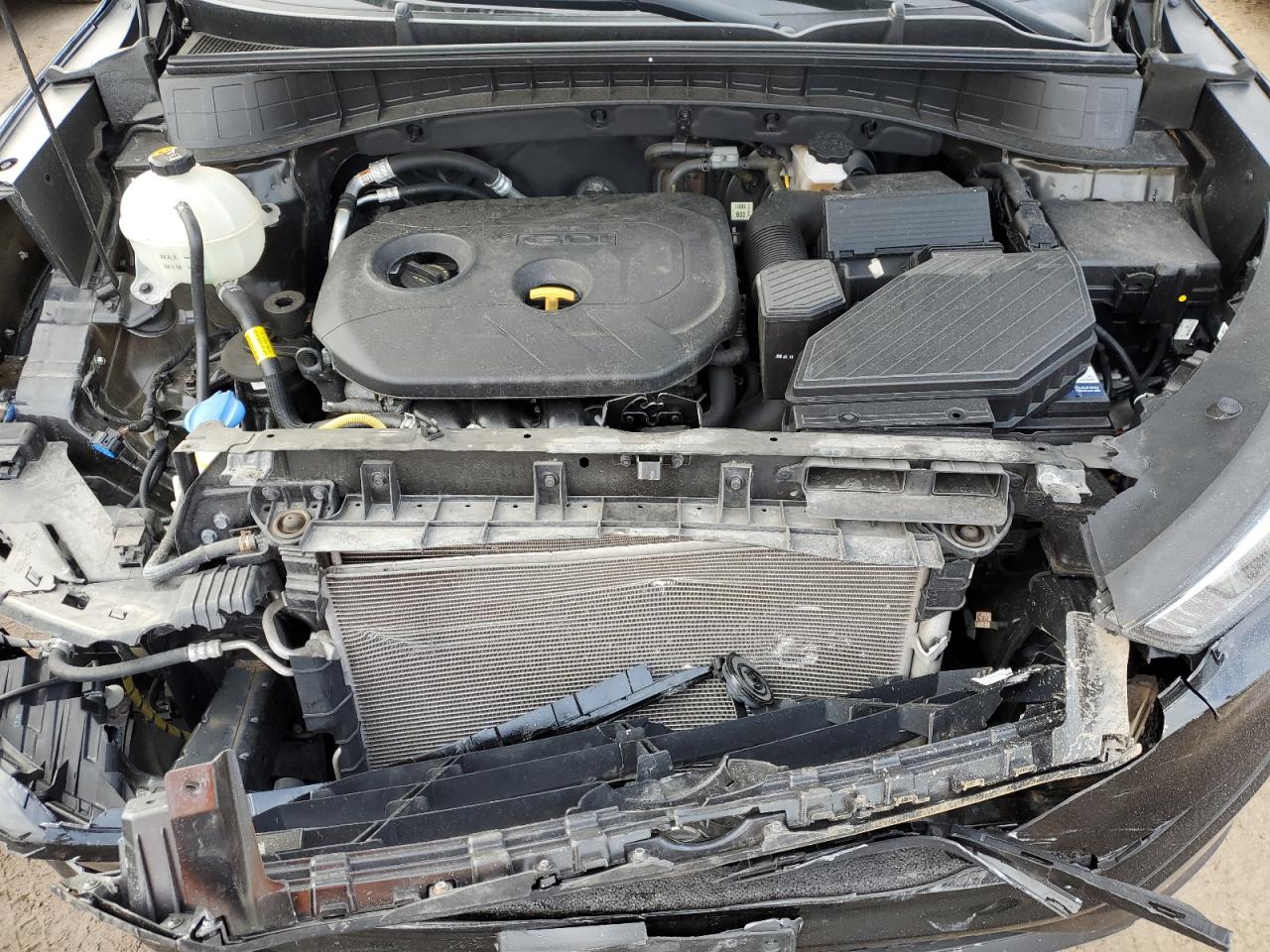 2018 Hyundai Tucson VIN KM8J33A42JU793709 Copart auction photo, front end damage thumbnail 12