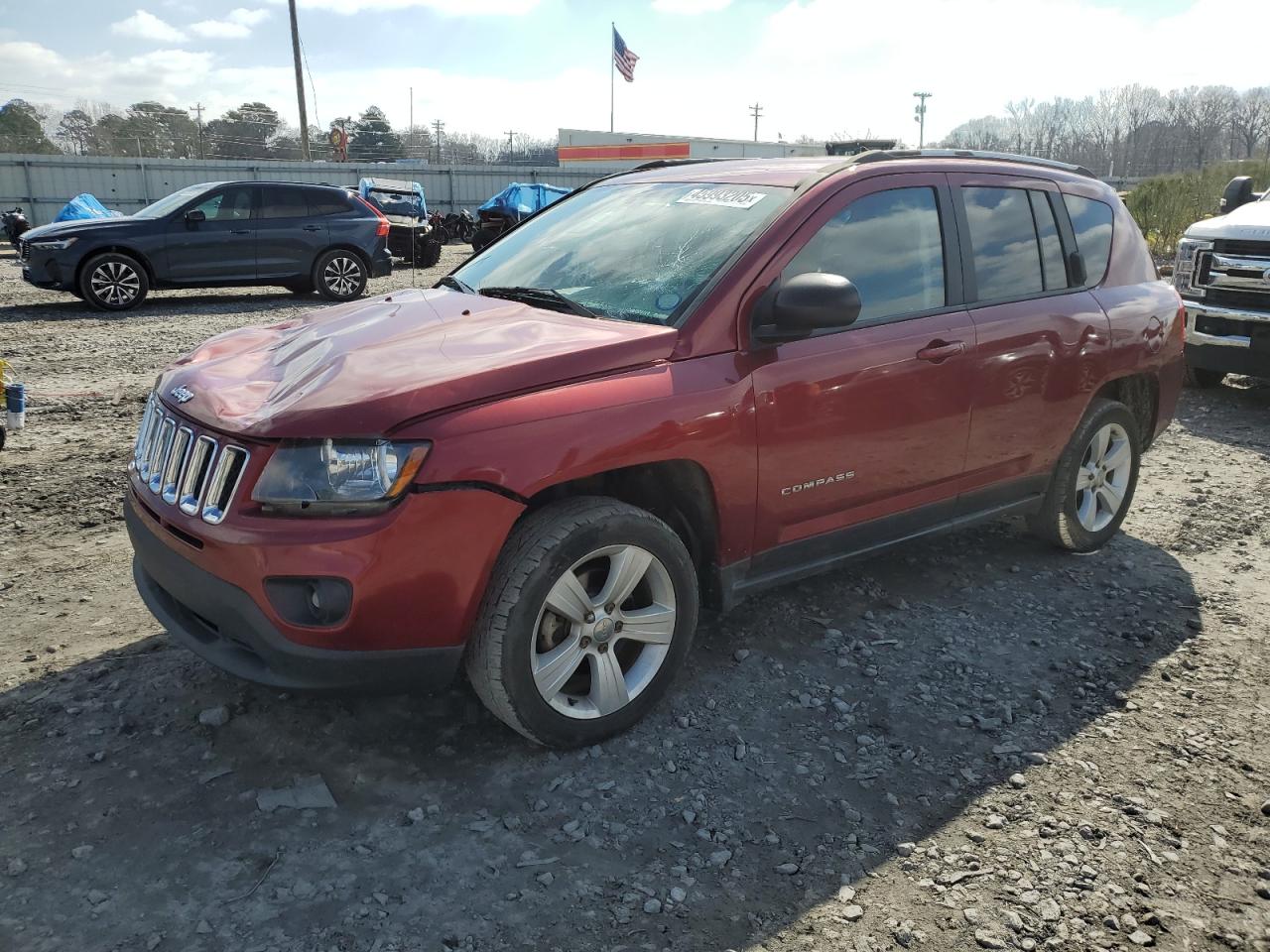 2017 Jeep Compass VIN 1C4NJCBB9HD170901
