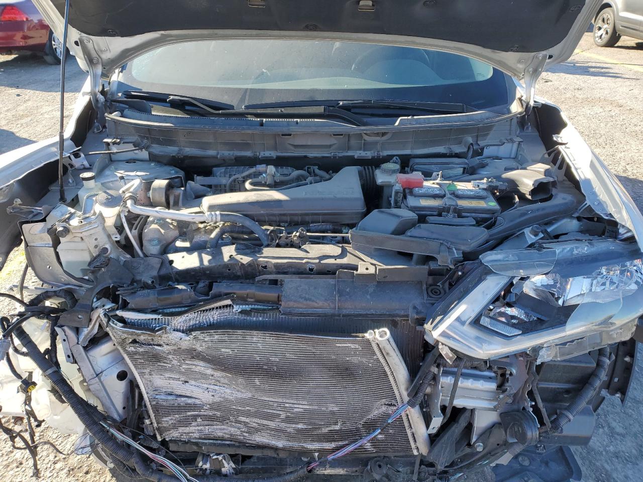 2017 Nissan Rogue VIN JN8AT2MT7HW387610 Copart auction photo, all over damage thumbnail 14
