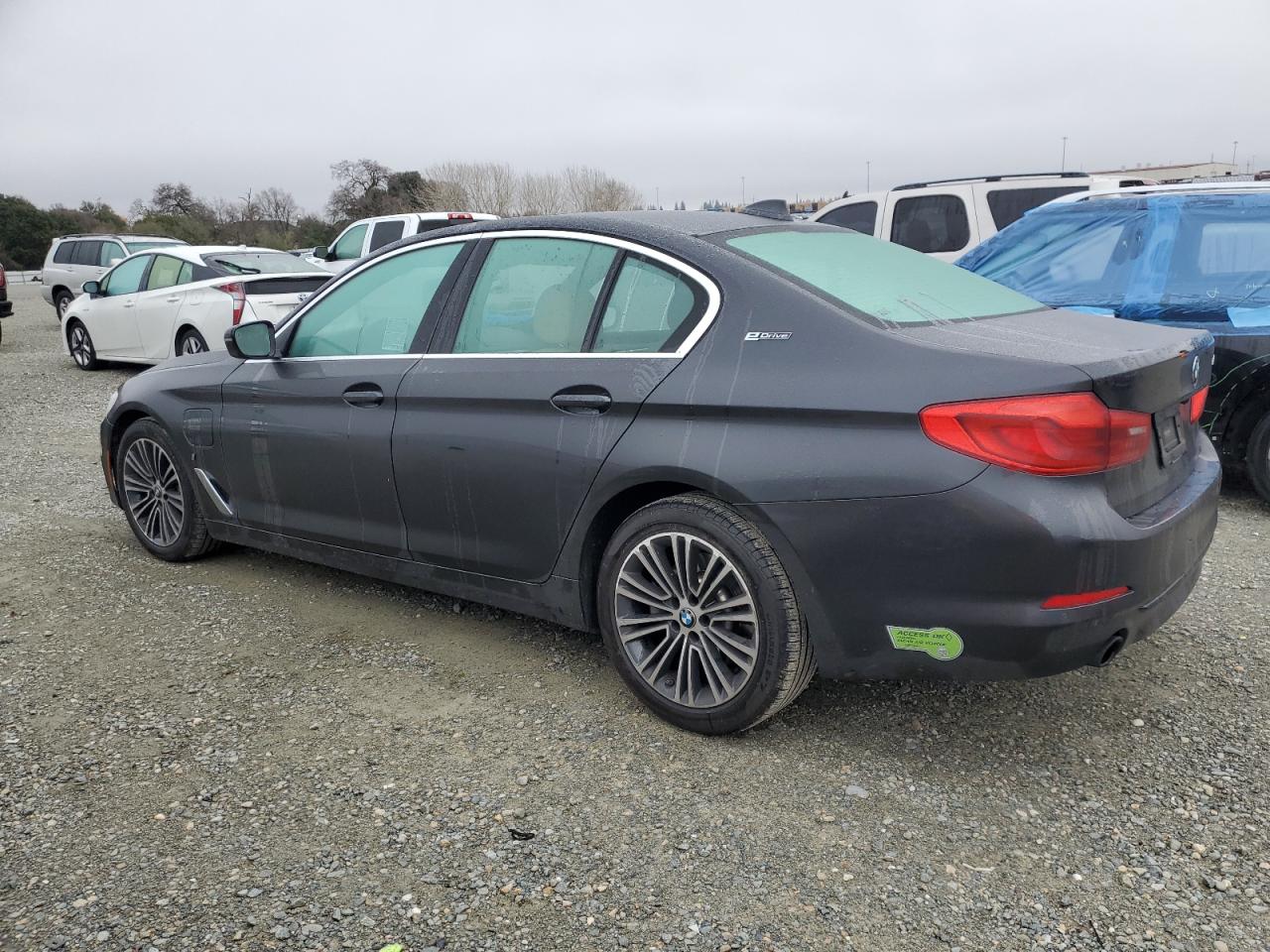 2019 BMW 5er VIN WBAJA9C51KB398689 Copart auction photo, front end / side damage thumbnail 2