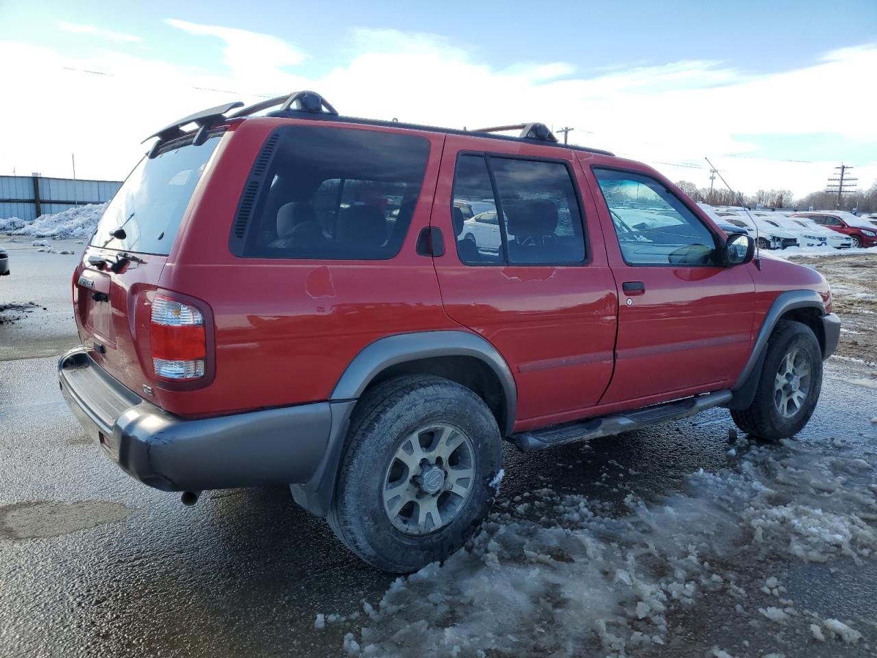 2000 Nissan Pathfinder VIN JN8AR07Y7YW419899 Copart auction photo, all over / undercarriage damage thumbnail 3