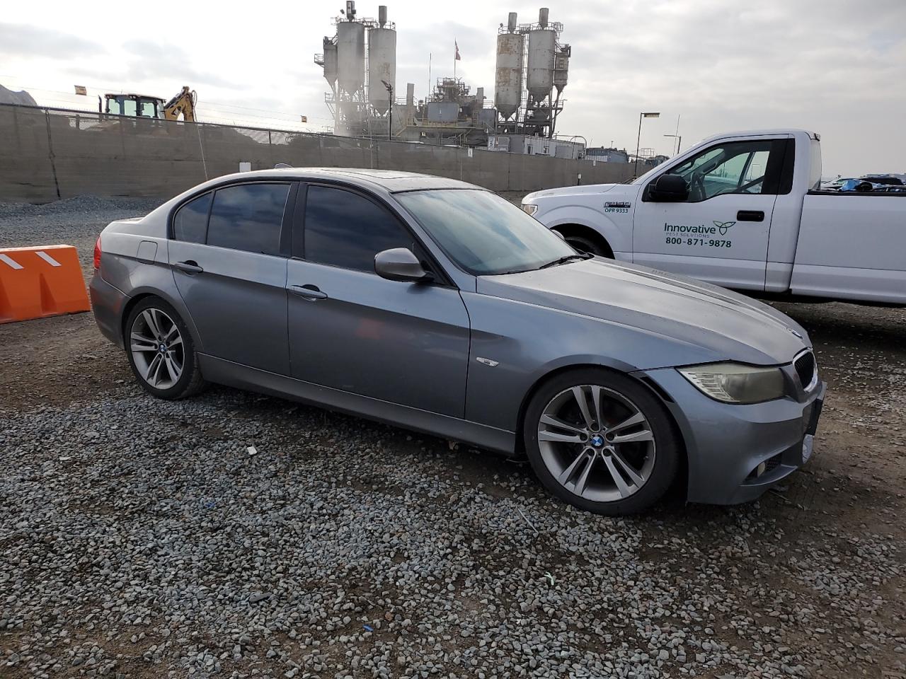 2011 BMW 3er VIN WBAPH5G58BNM71855 Copart auction photo, rear end damage thumbnail 4