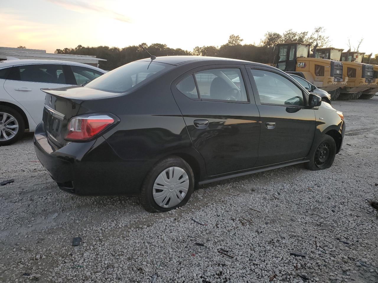 2024 Mitsubishi Mirage VIN ML32FUFJXRHF07443 Copart auction photo, front end / side damage thumbnail 3