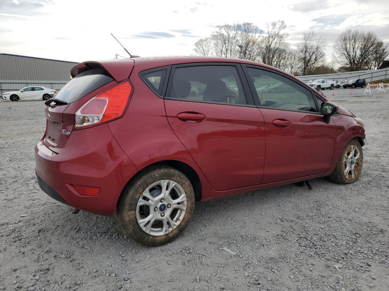 2014 Ford Fiesta VIN 3FADP4EJ1EM243221 Copart auction photo, front end / undercarriage damage thumbnail 3