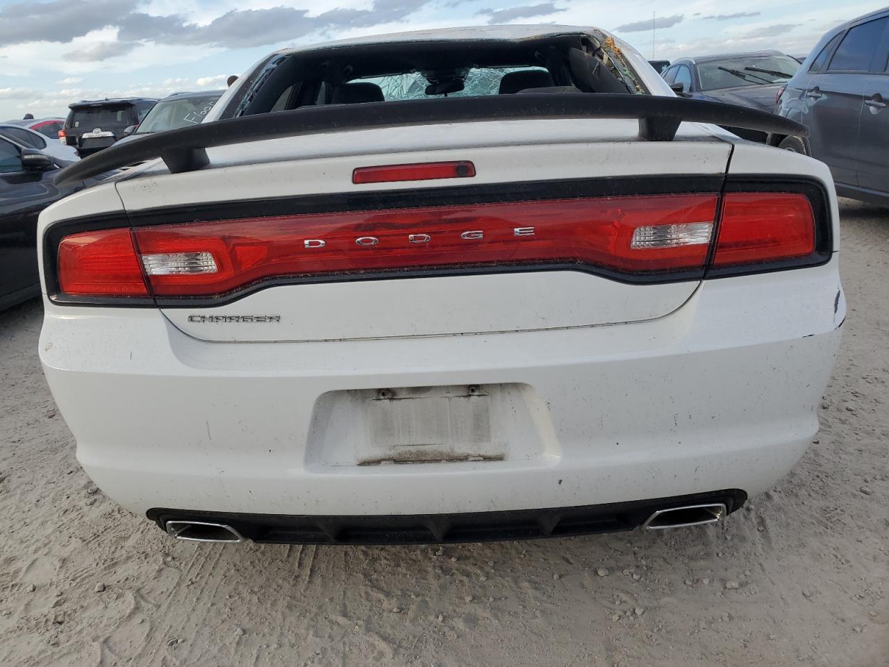 2014 Dodge Charger VIN 2C3CDXBG3EH350220 Copart auction photo, all over damage thumbnail 6