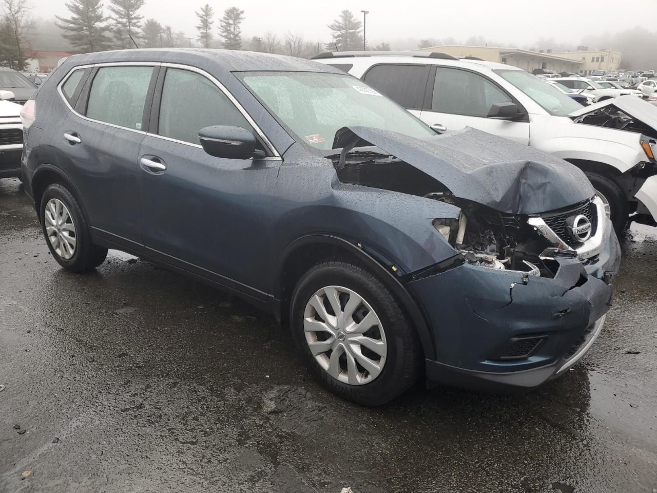2014 Nissan Rogue VIN 5N1AT2MV7EC790475 Copart auction photo, front end damage thumbnail 4