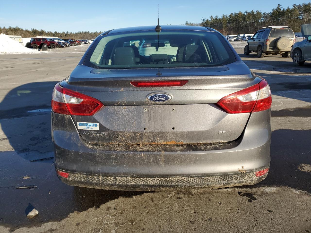 2014 Ford Focus VIN 1FADP3F28EL401704 Copart auction photo, front end / all over damage thumbnail 6