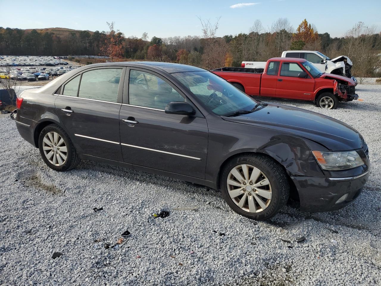 2009 Hyundai Sonata VIN 5NPEU46F19H493832 Copart auction photo, front end damage thumbnail 4