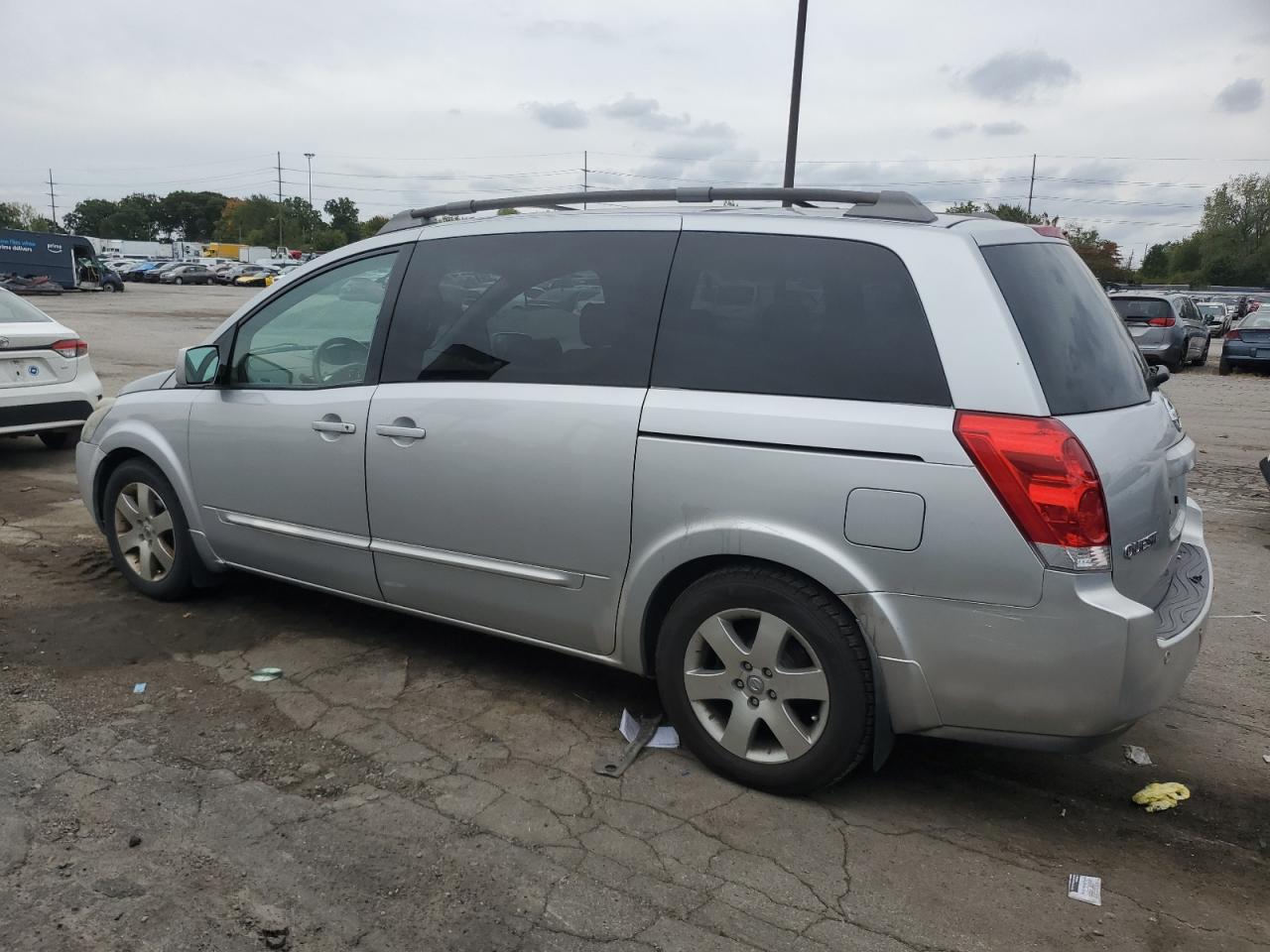 2004 Nissan Quest VIN 5N1BV28U14N351680 Copart auction photo, burn - engine / front end damage thumbnail 2