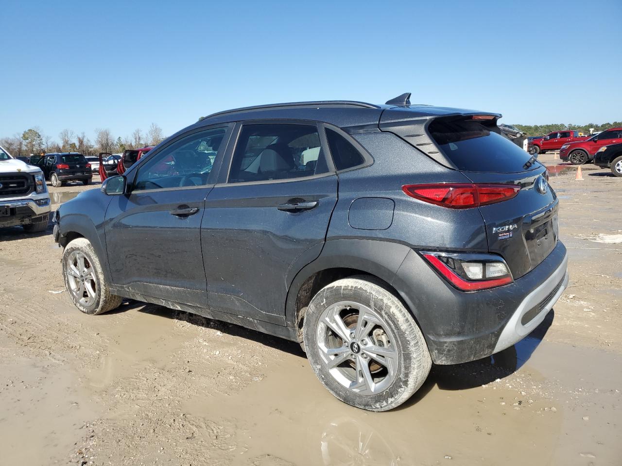 2023 Hyundai Kona VIN KM8K3CAB8PU936643 Copart auction photo, front end damage thumbnail 2