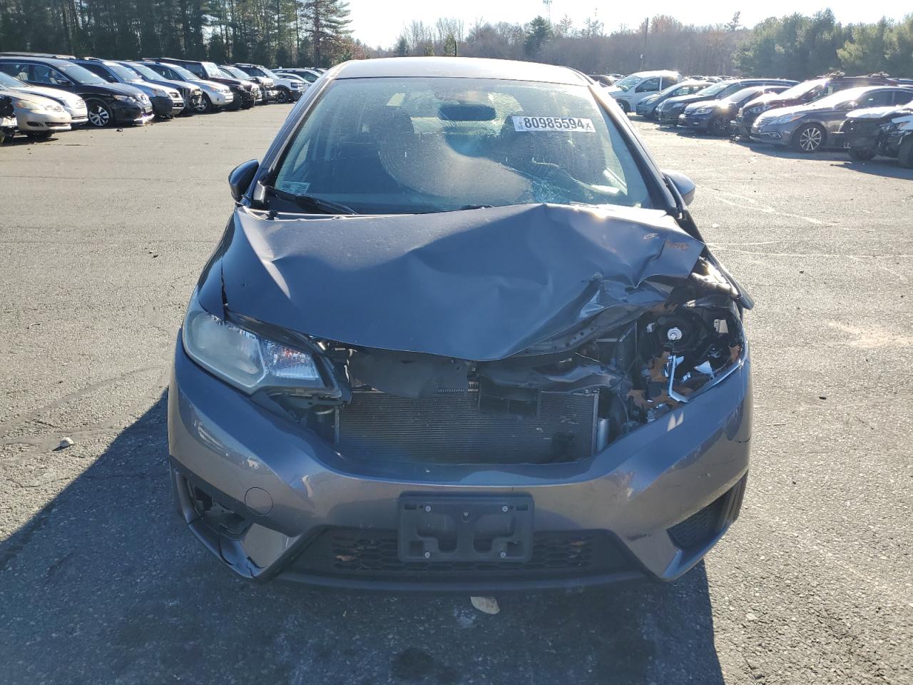 2016 Honda Fit VIN JHMGK5H55GX030374 Copart auction photo, front end / minor dent/scratches damage thumbnail 5