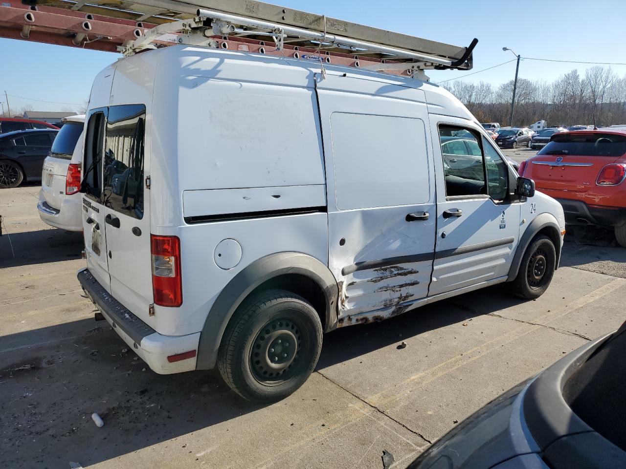 2010 Ford Transit VIN NM0LS7DN2AT024982 Copart auction photo, side / undercarriage damage thumbnail 3