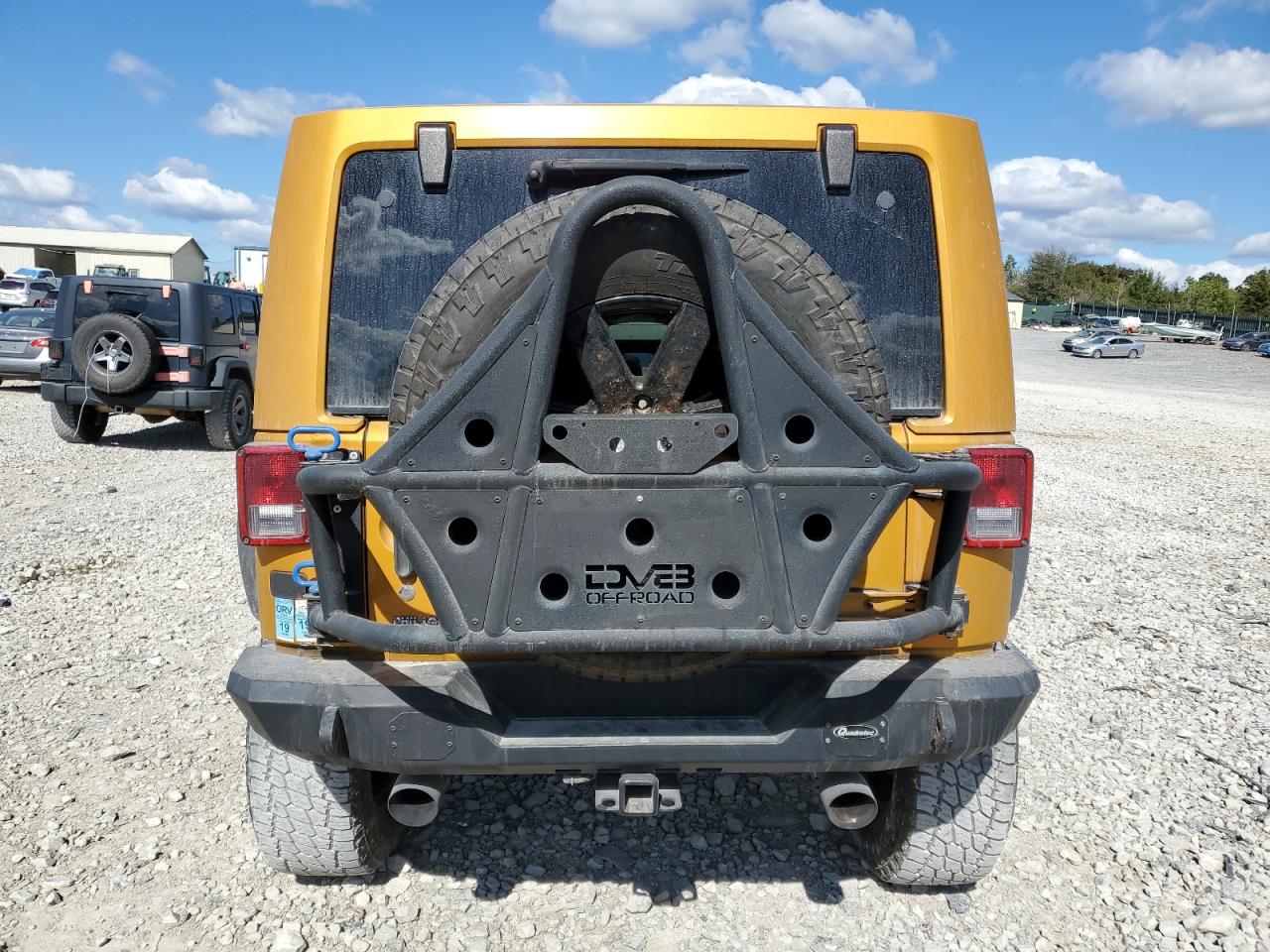 2014 Jeep Wrangler VIN 1C4BJWEG6EL282357 Copart auction photo, front end / undercarriage damage thumbnail 6
