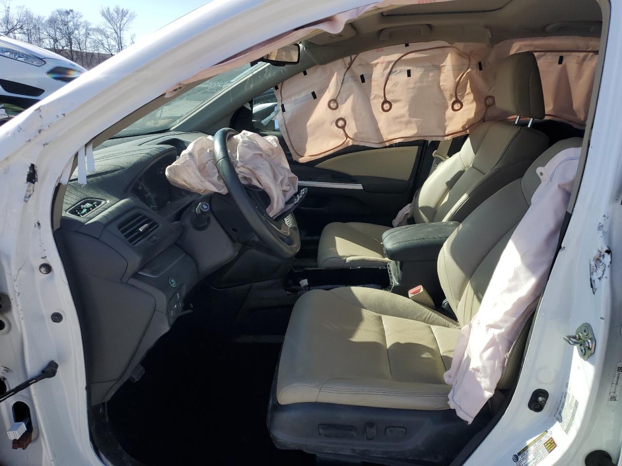 2016 Honda CR-V VIN 5J6RM3H98GL014733 Copart auction photo, side / front end damage thumbnail 7