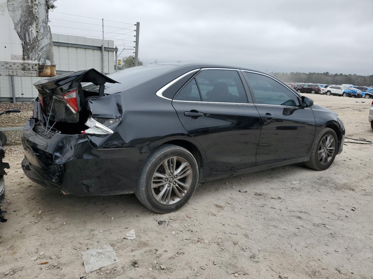 2017 Toyota Camry VIN 4T1BF1FK7HU437449 Copart auction photo, rear end damage thumbnail 3