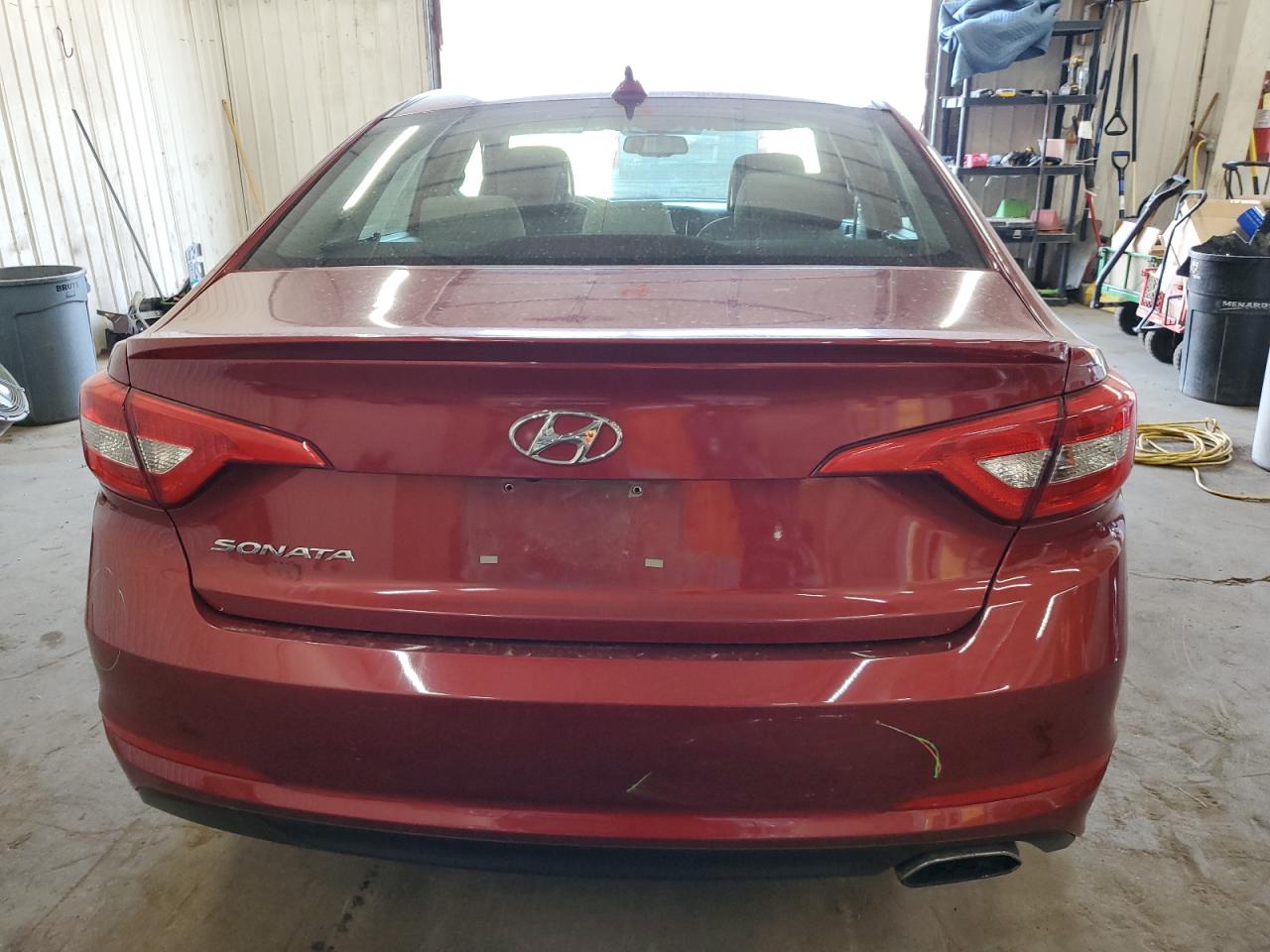 2016 Hyundai Sonata VIN 5NPE24AF2GH279474 Copart auction photo, vandalism / side damage thumbnail 6