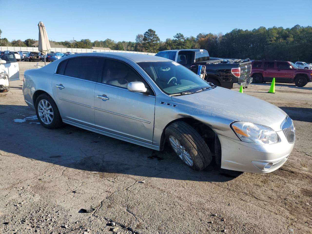 2011 Buick Lucerne VIN 1G4HA5EM1BU150456 Copart auction photo, front end / undercarriage damage thumbnail 4